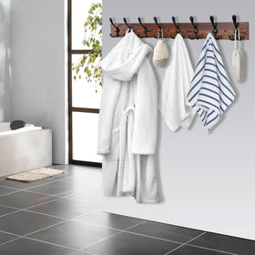 Kuhome two-piece hinge setup offers adjustable length and height.