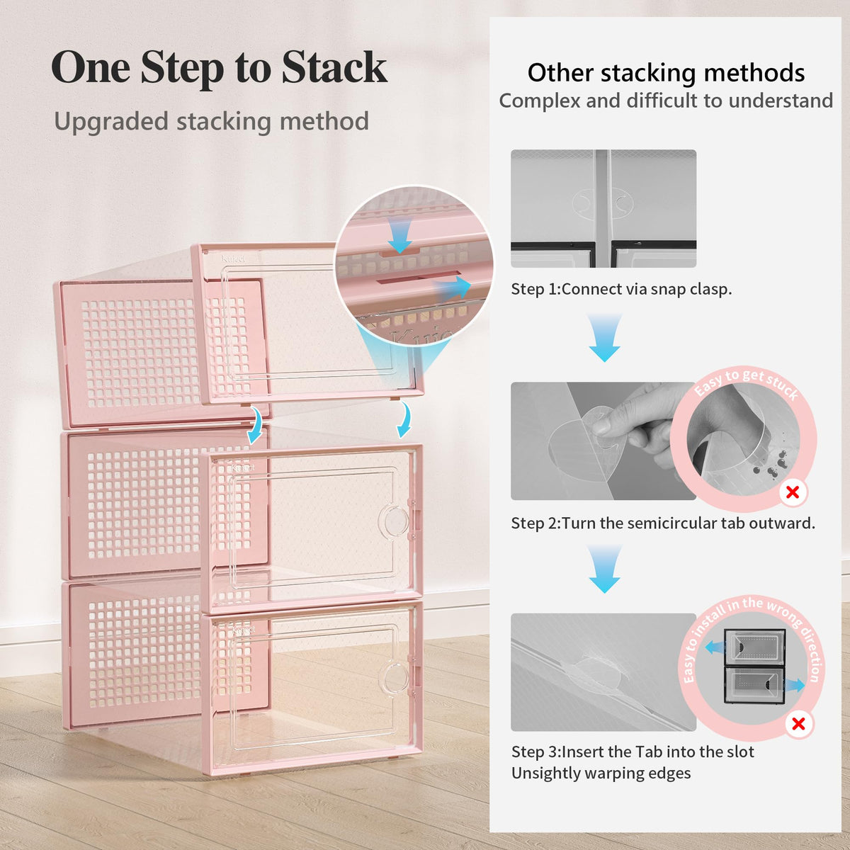 Kuject storage in entryway to organize clothes or toys.