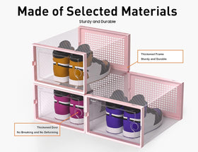 Kuject under-bed arrangement shows dust-free, compact storage.