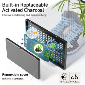 Kuject XL back cover vent-open option improves airflow within the shoe box