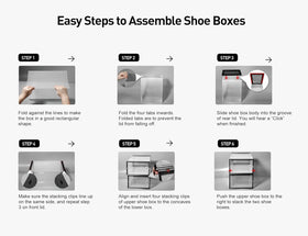 Kuject X-Large entryway closet organizer creates a neat, space-saving display
