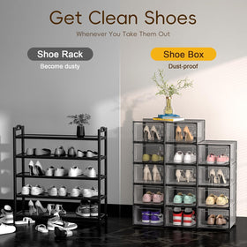 Kuject X-Large box holds up to 22 pounds per unit for sturdy stacking