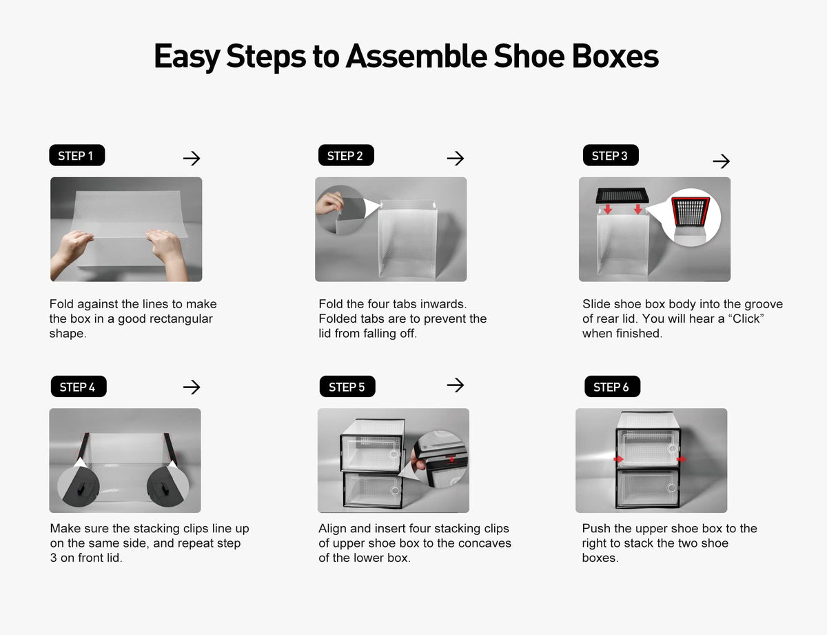Kuject X-Large blue closet storage keeps shoes neatly sorted.