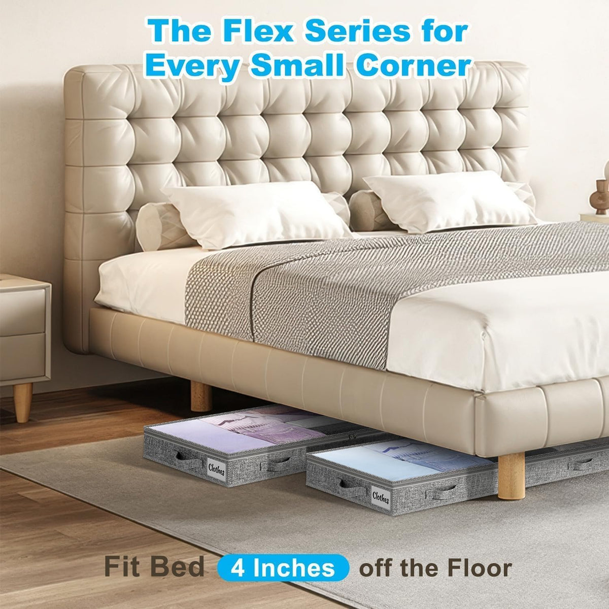Kukikan flex-series soft-sided bag for dorm storage