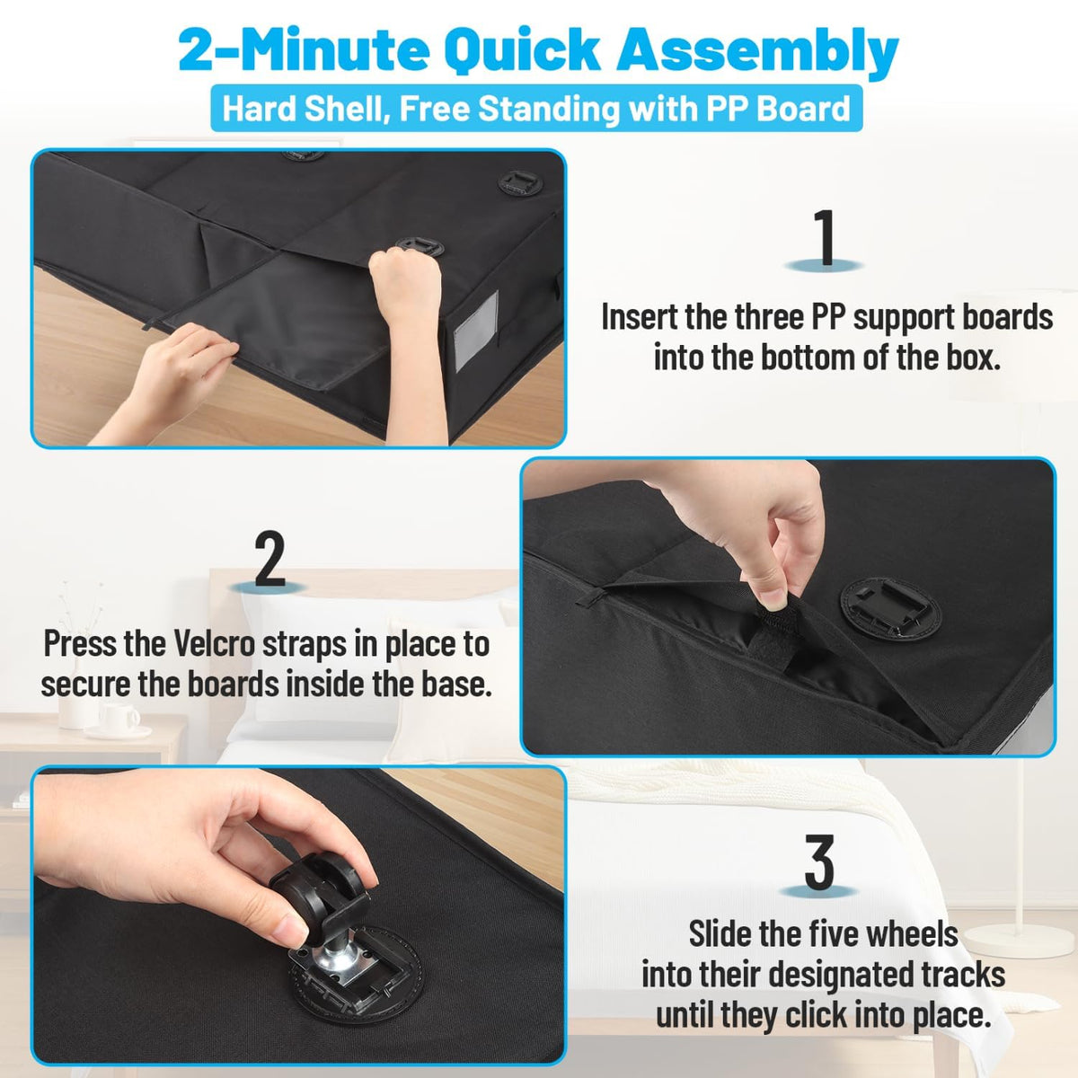 Kukikan fold-flat design for compact storage when not in use.