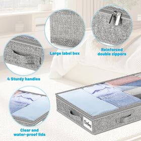 Kukikan foldable design with label pockets simplifies storage and sorting
