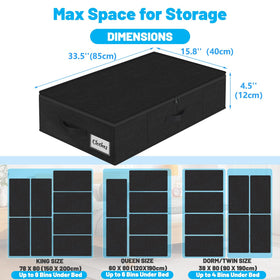 Kukikan reinforced sides and solid bottom maintain shape during storage