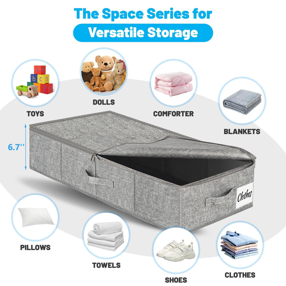Kukikan foldable design bins with interior boards hold shape when loaded.