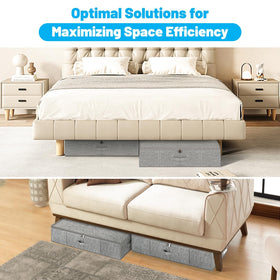Kukikan waterproof fabric protects items from moisture and dust in closets.