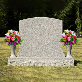 Kukooka foam insert keeps bouquets securely placed on graves