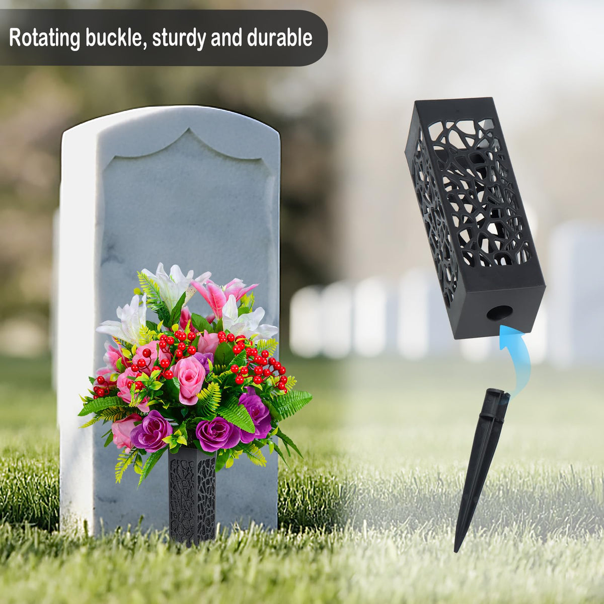 Kukooka grave-site decor for home or ceremony adds warmth
