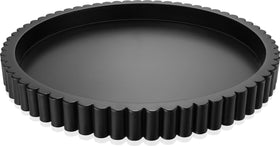 KULEDM handmade 12in decorative tray with fluted circle for an elegant centerpiece.
