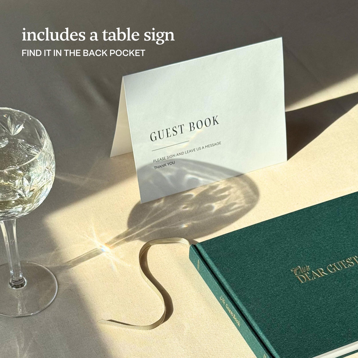 Kunitsa Co. minimalist page design complements any wedding theme.