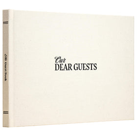 Kunitsa Co wedding guest book cover with subtle embossing for a sophisticated reception.