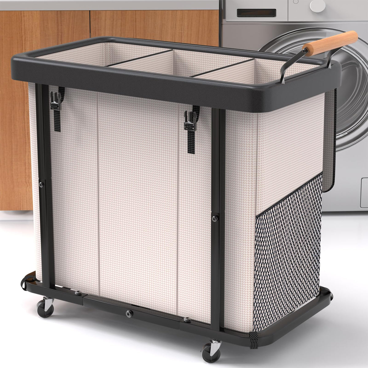 Kunlabori 230L sorter with lid — spacious capacity for large households.