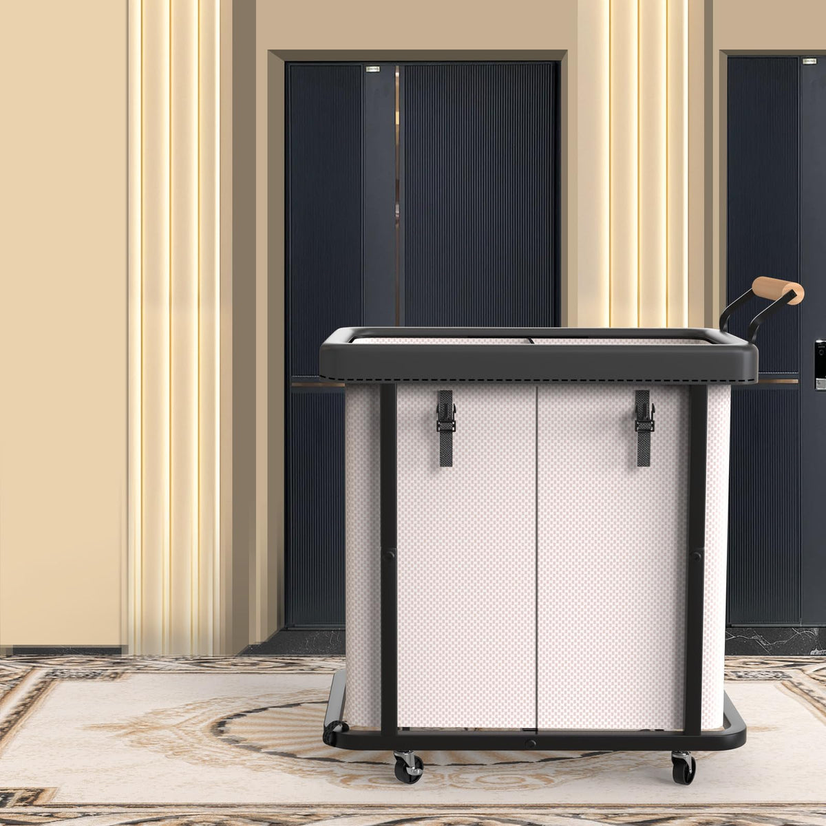 Kunlabori hamper with handles for easy movement and daily use