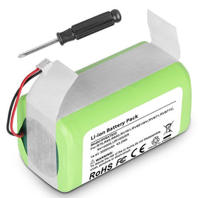 KUNLUN RVBAT850 battery with 2-prong connector for Shark vacuums.