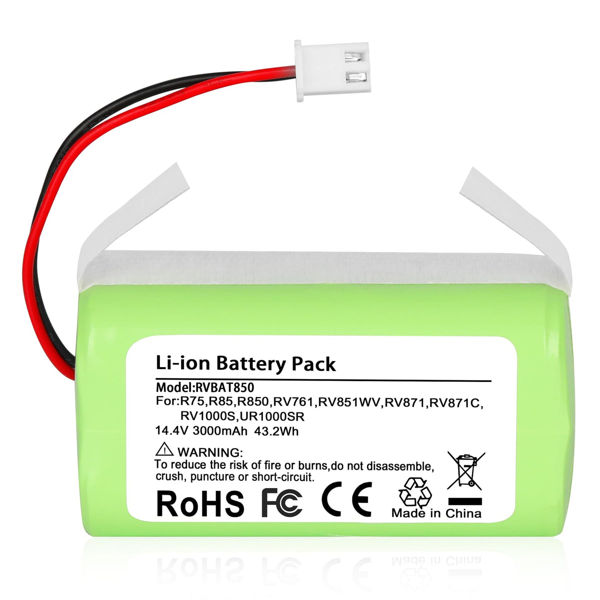 KUNLUN RVBAT850 easy installation with the same size as original.