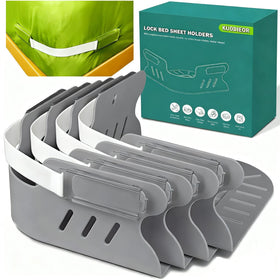 KUODIEOR bed sheet holders secure corners to keep sheets taut all night.