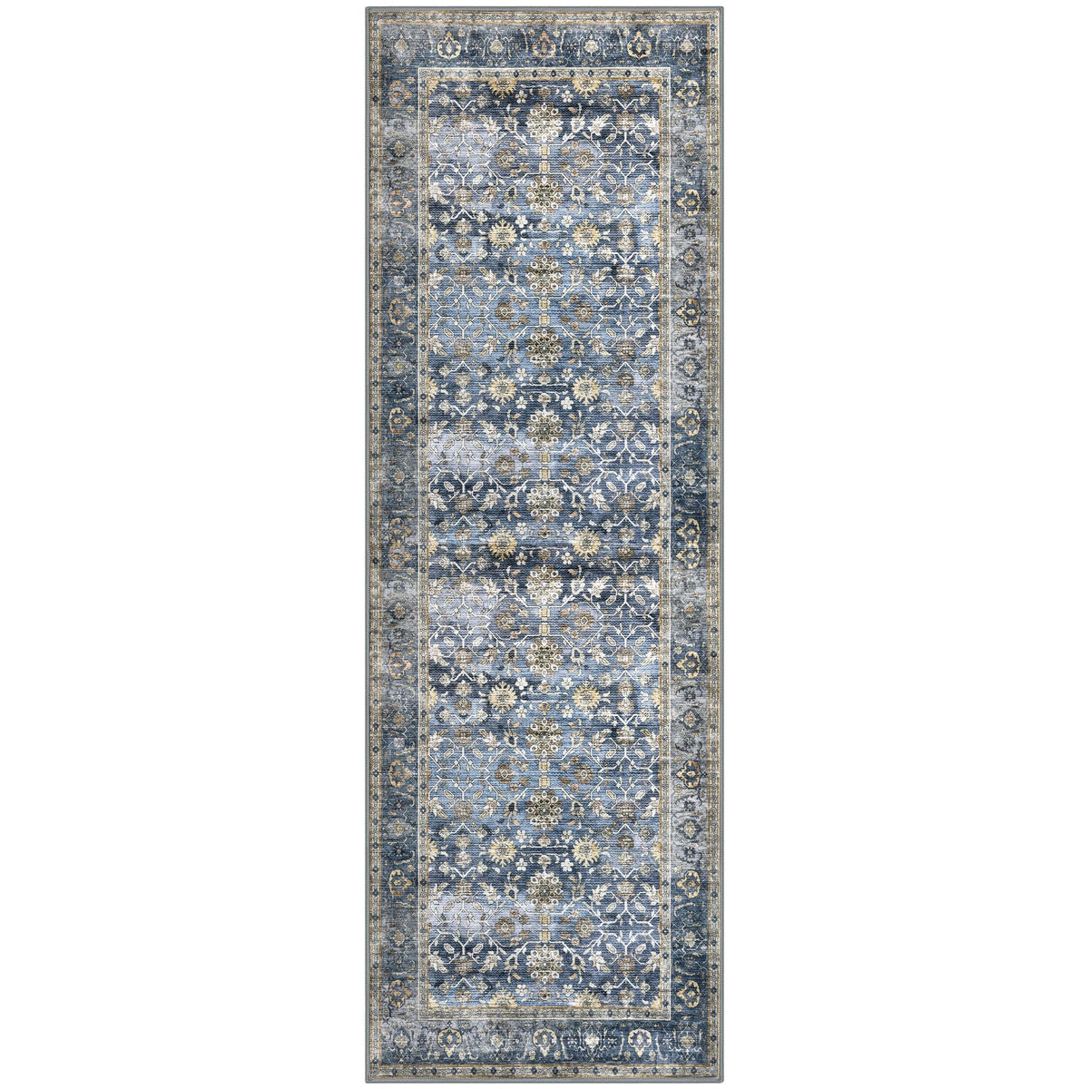 KUTA Vintage Washable Runner pet and kid-friendly design supports busy homes.