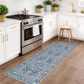 KUTA washable runner cleans easily in a cold cycle.