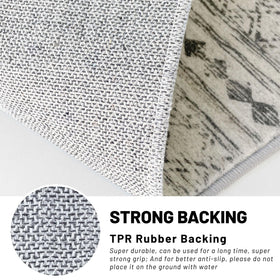 KUTA washable runner rug 2x6 folded packaging showing creases