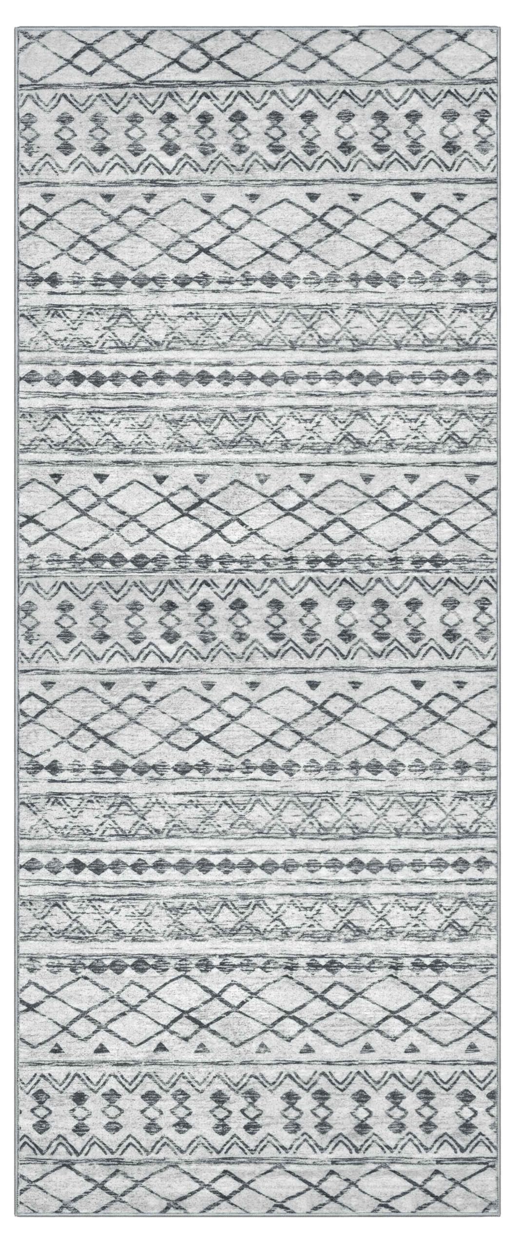 KUTA washable runner rug 2x6 hallway setup for versatile decor