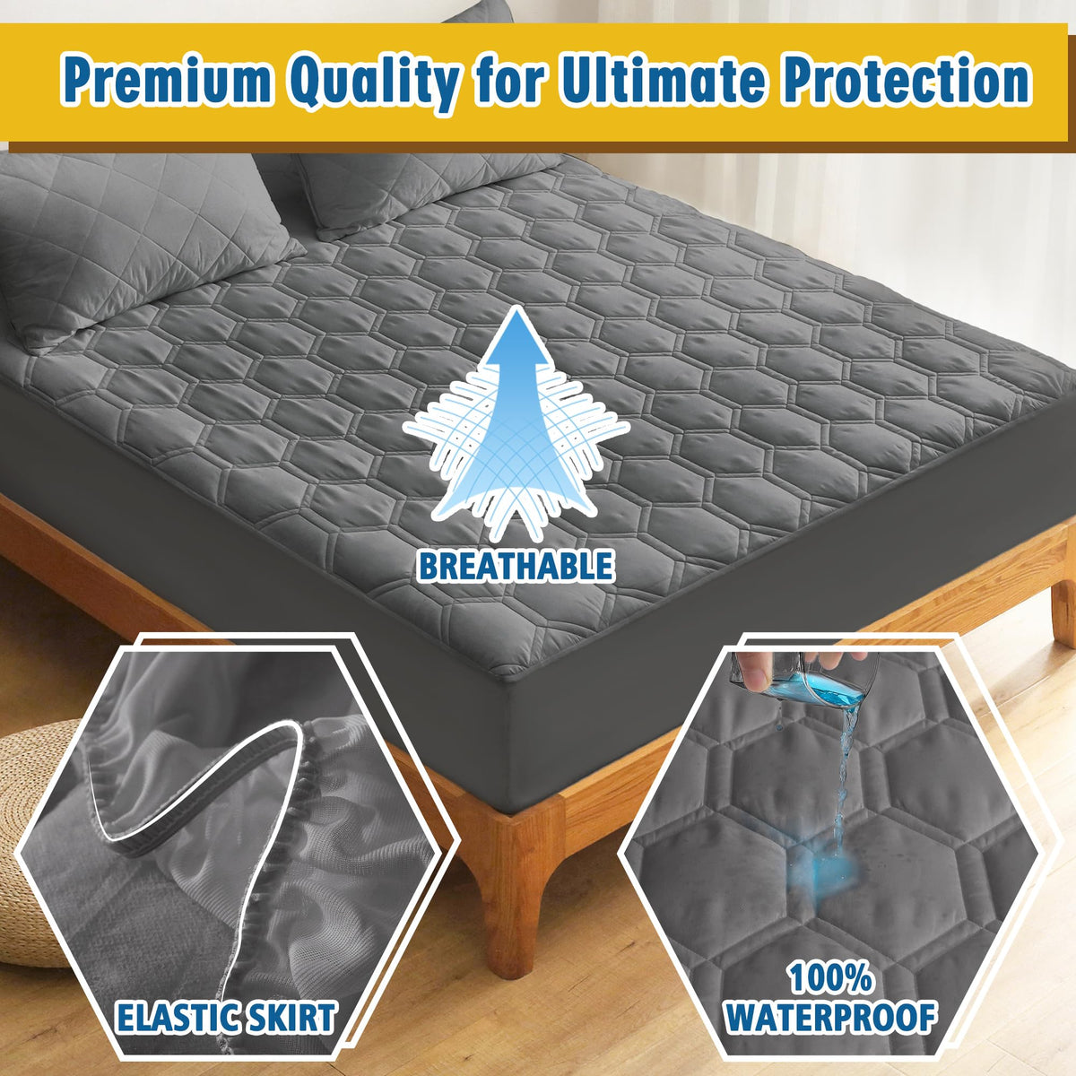 KUTUU 30 oz 3D thick filling delivers plush comfort without noise