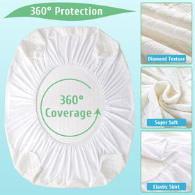 KUTUU machine-washable mattress protector for daily care