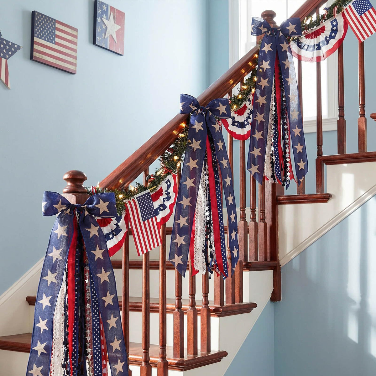 Kutyndrix porch decor ideal for July 4th and Memorial Day