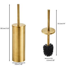 KUUBTH covered holder hides the brush for a tidy space