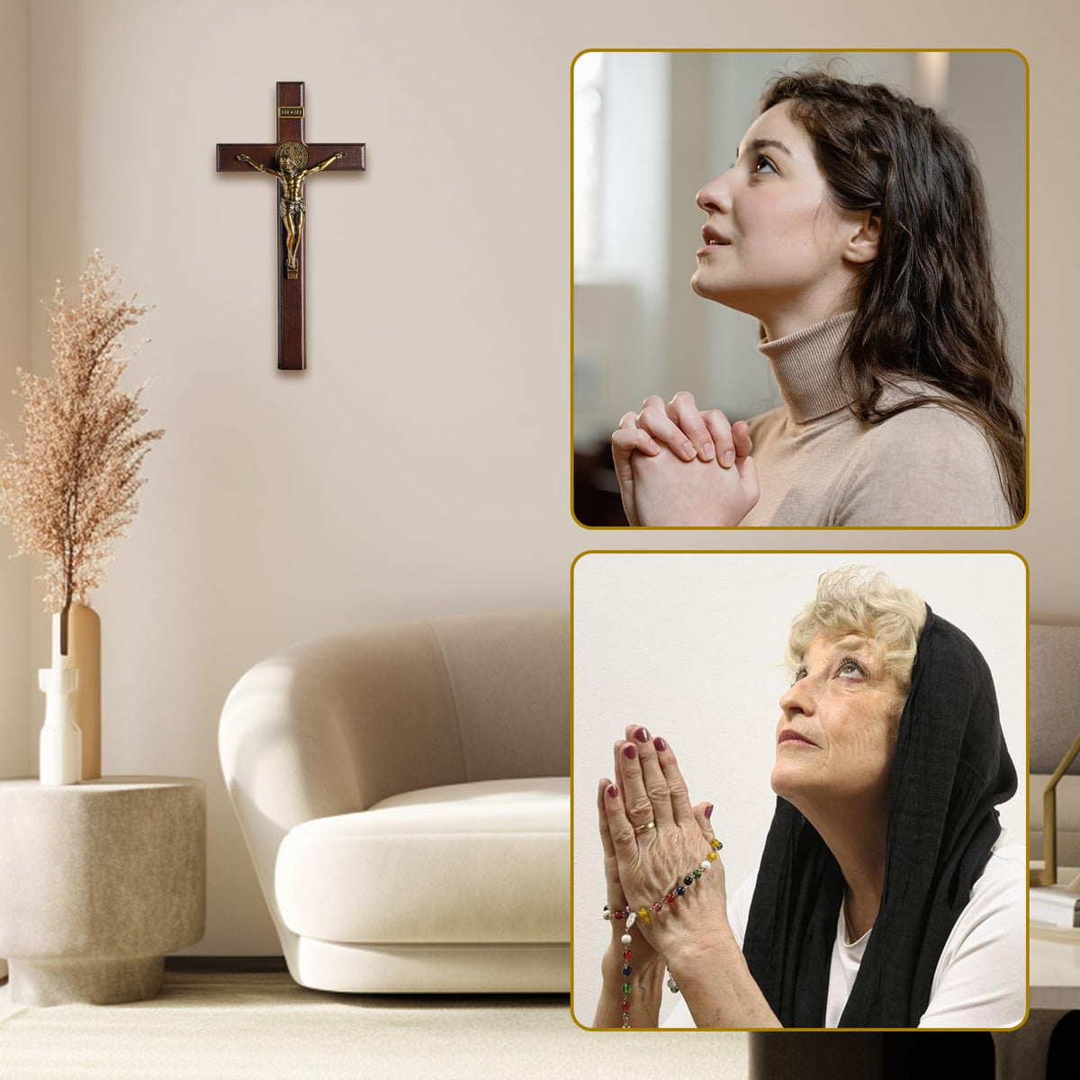 KUXBET compact 10inch cross blends with traditional interior styles