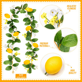 KVCSYAW artificial lemon flowers add vivid color and lasting charm.