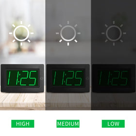 KWANWA alarm clock with gentle wake-up and short duration tones