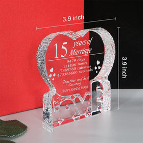 KWOOD 15th anniversary gift idea, personalized and meaningful.