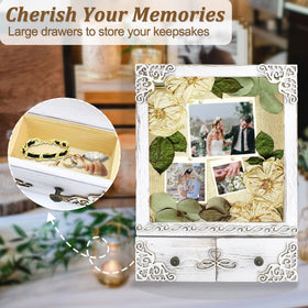 KWYADLUO acrylic front panel preserves photo clarity and detail