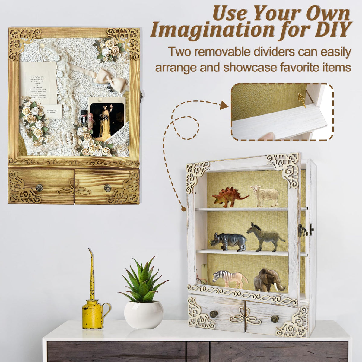 KWYADLUO layered memory display for balanced keepsakes