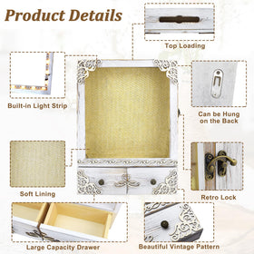 KWYADLUO warm display case for wedding memories and gifts