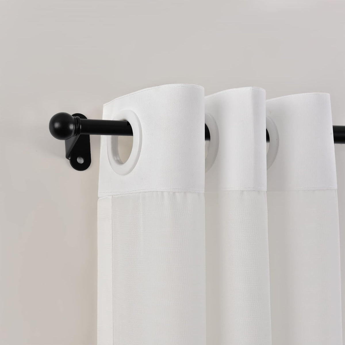 KXLIFE oil-finish decorative rod adds subtle style.