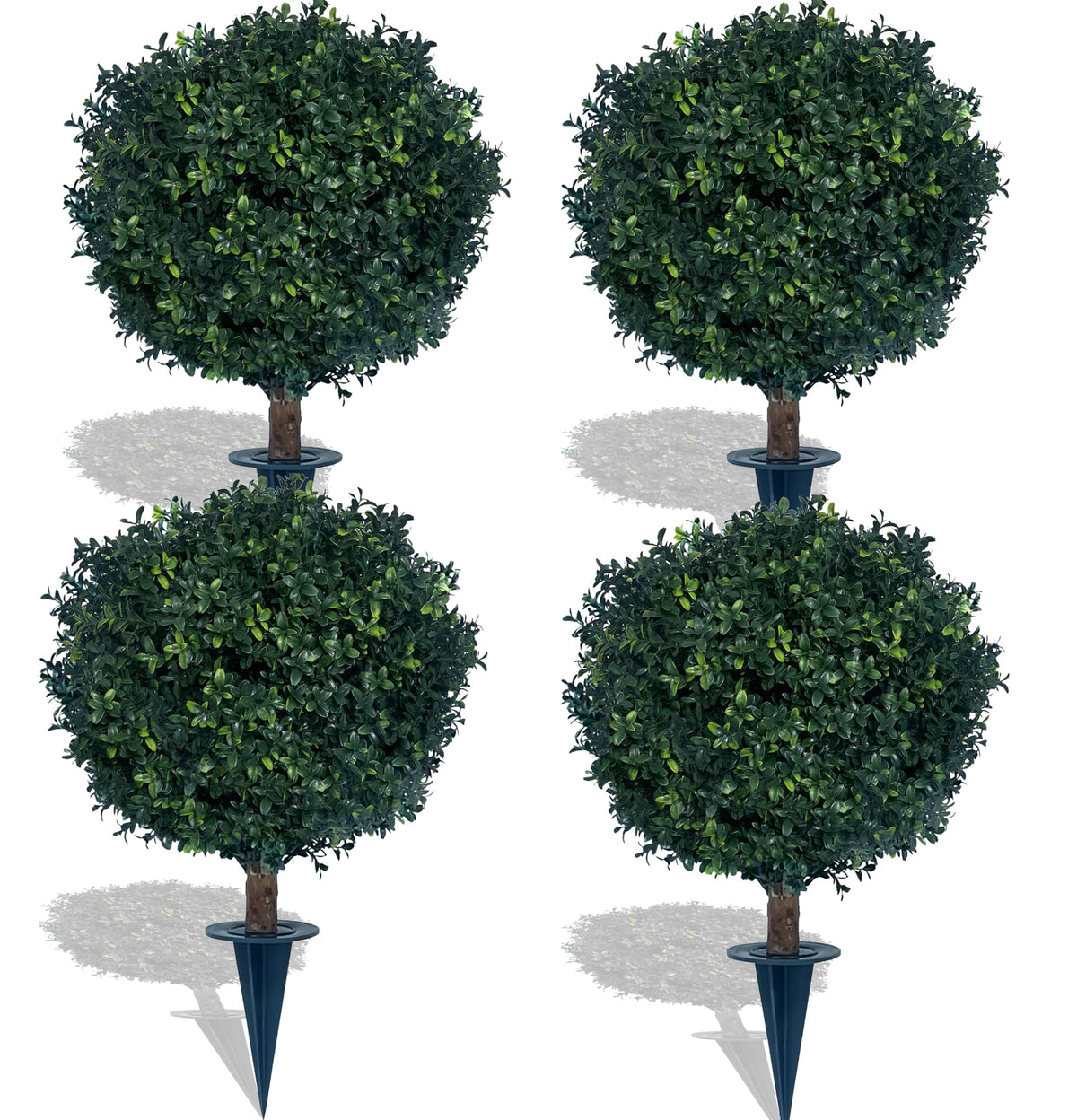 kyesyes artificial boxwood ball 27in shows lush greenery for planters indoors or outdoors