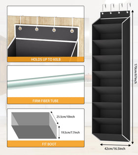 KYEVIS behind-the-door storage ideal for baby items and toys.