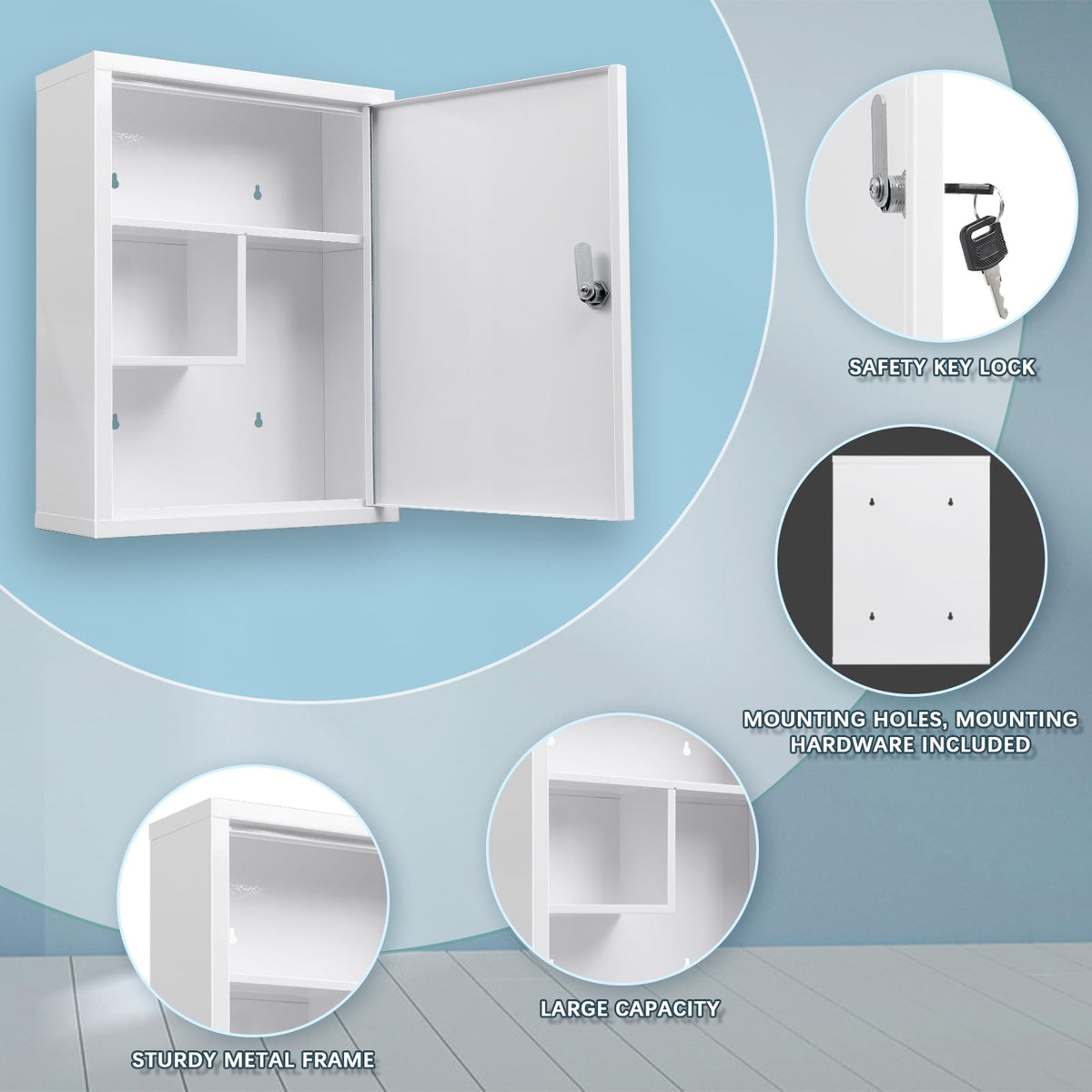 KYODOLED wipe-clean steel surface for easy maintenance