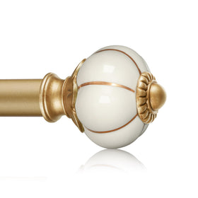 KZJKLIR ceramic curtain rod head adds premium look to windows