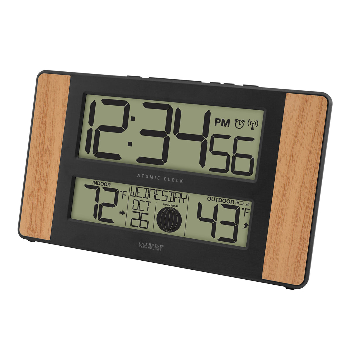La Crosse Technology outdoor sensor displays outdoor temperature from the wireless range.