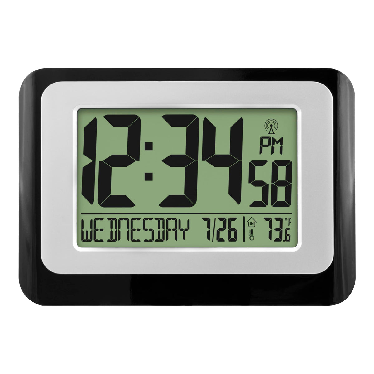 La Crosse Technology W88631 front view showing time and date clearly