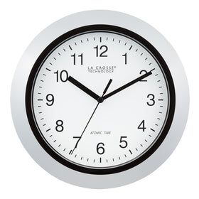 La Crosse WT-3102S atomic clock face showing exact time for home or office use.