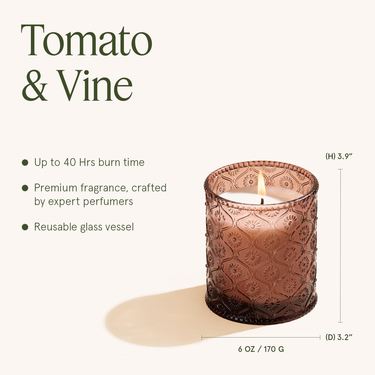 LA JOLIE MUSE Gift-ready candle in a reusable embossed jar enhances spaces.