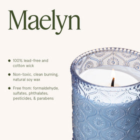 Gift-ready Citrus Mint Candle from LA JOLIE MUSE suits hosts and candle lovers.