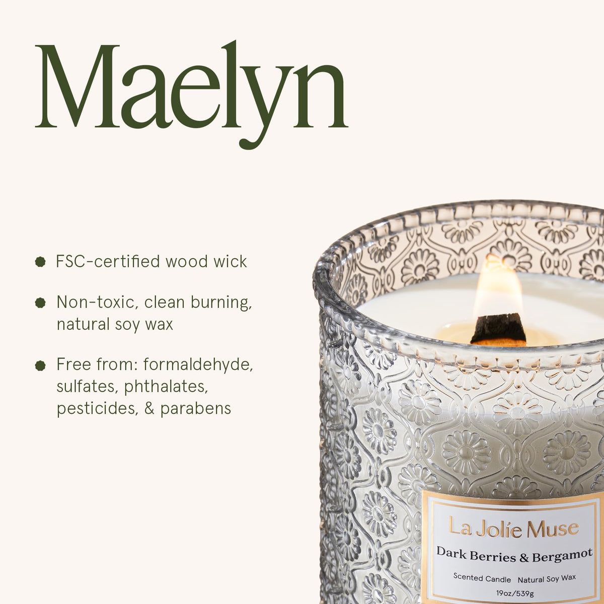 Candle displayed in a stylish home setup elevating decor