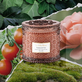 LA JOLIE MUSE 12oz dual-wick candle for faster fragrance release in larger spaces.